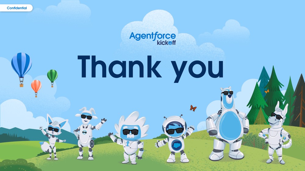 Salesforce CKO4 - Thank You Slide